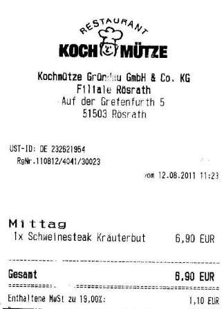 tior Hffner Kochmtze Restaurant